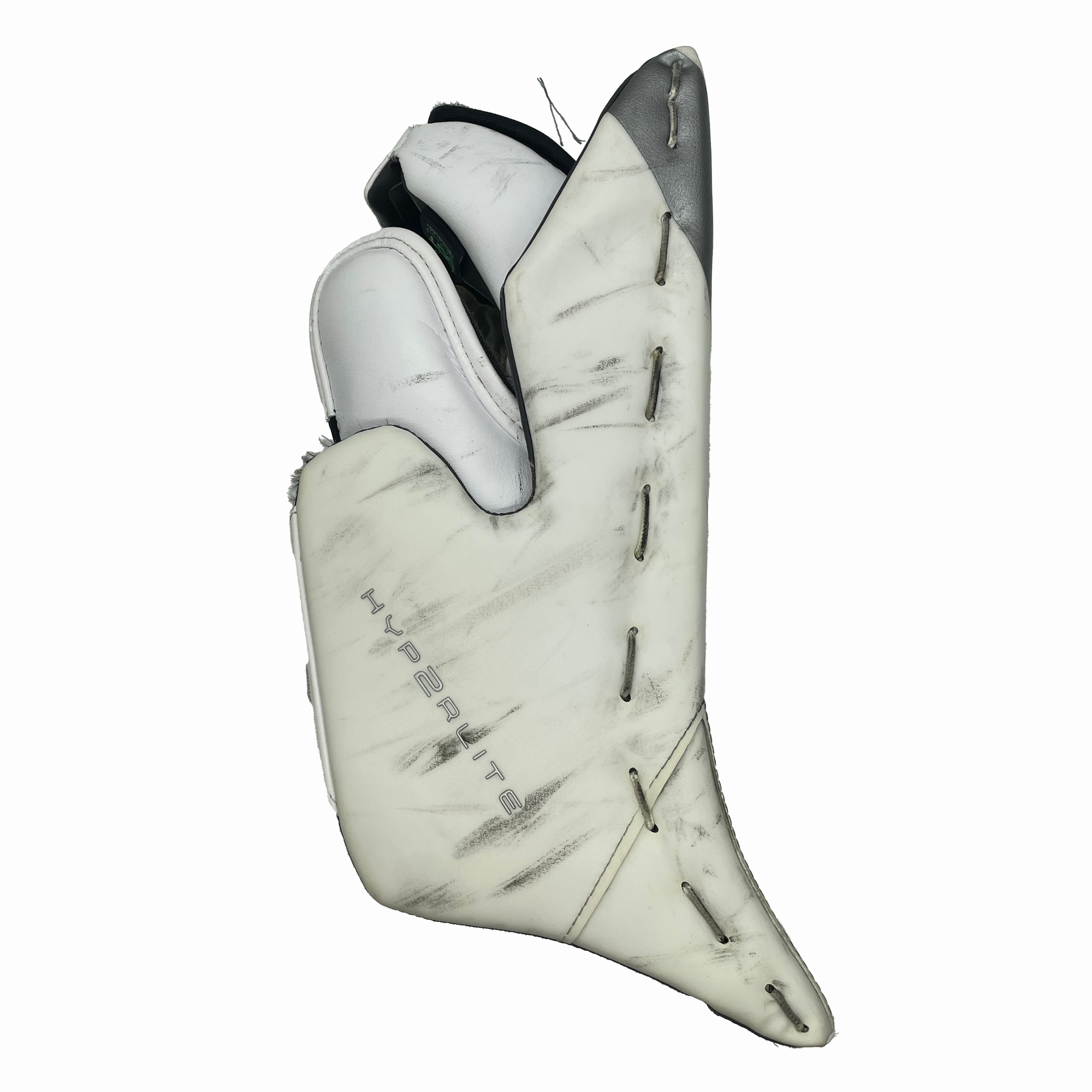 Bauer Vapor Hyperlite 2 - Bloqueur de gardien NCAA Pro Stock d'occasion (noir/blanc/argent)